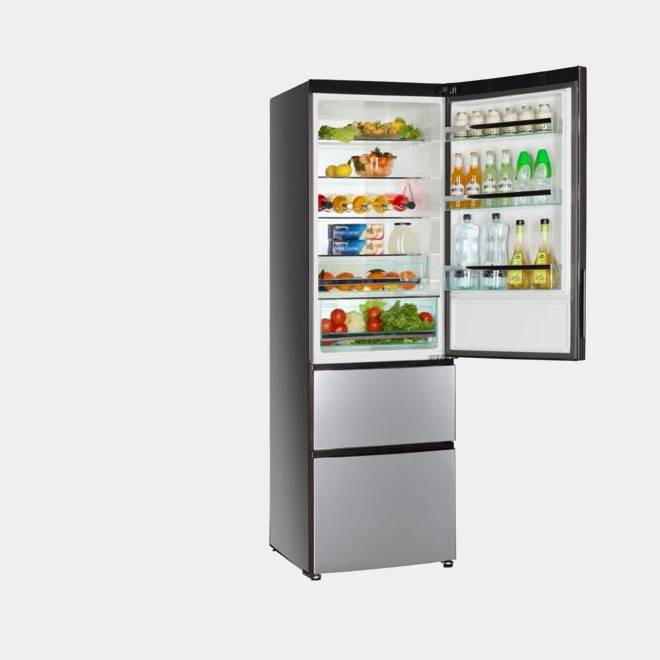 Haier A2fe635cfj frigorifico combi titanium 190x60 no frost A+