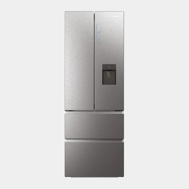 Haier Hfw7720ewmp frigorifico combi plata/inox 200x70 con dispensador