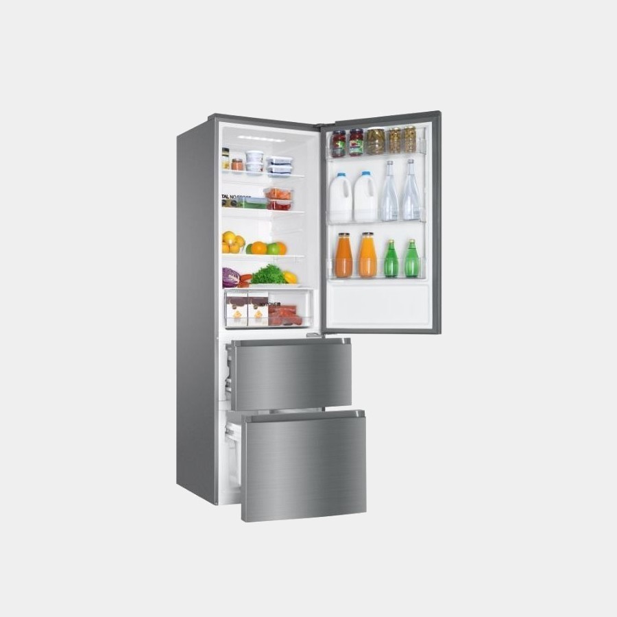 Haier Htr3619fnmn frigorifico combi Inox 190x60 no frost F