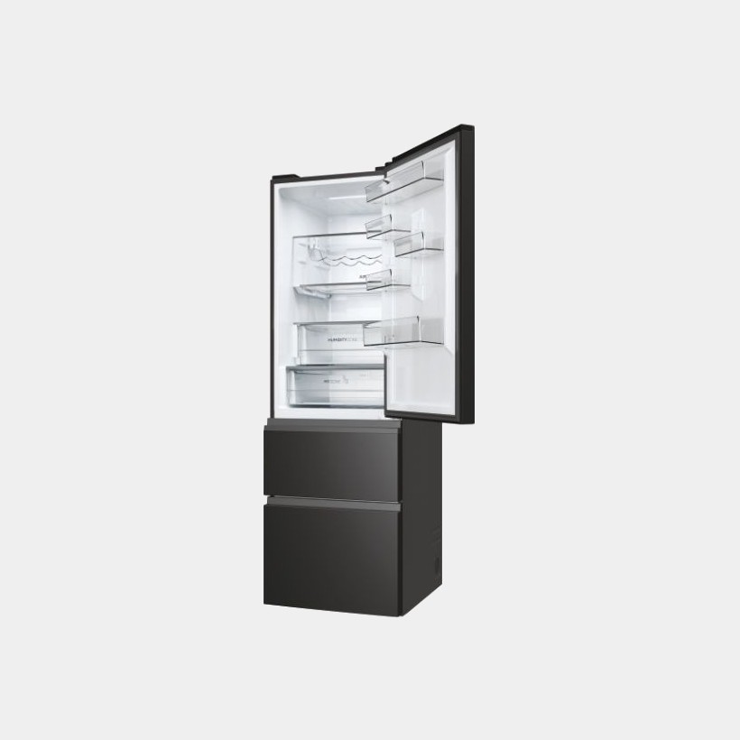 Haier Htw5618dnpt frigorifico combi negro 185x60 no frost D