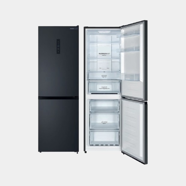 Infiniton Fgc208d frigorifico combi black Inox 200x60 no frost E Infiniton Fgc208d frigorifico combi black Inox 200x60 no frost E