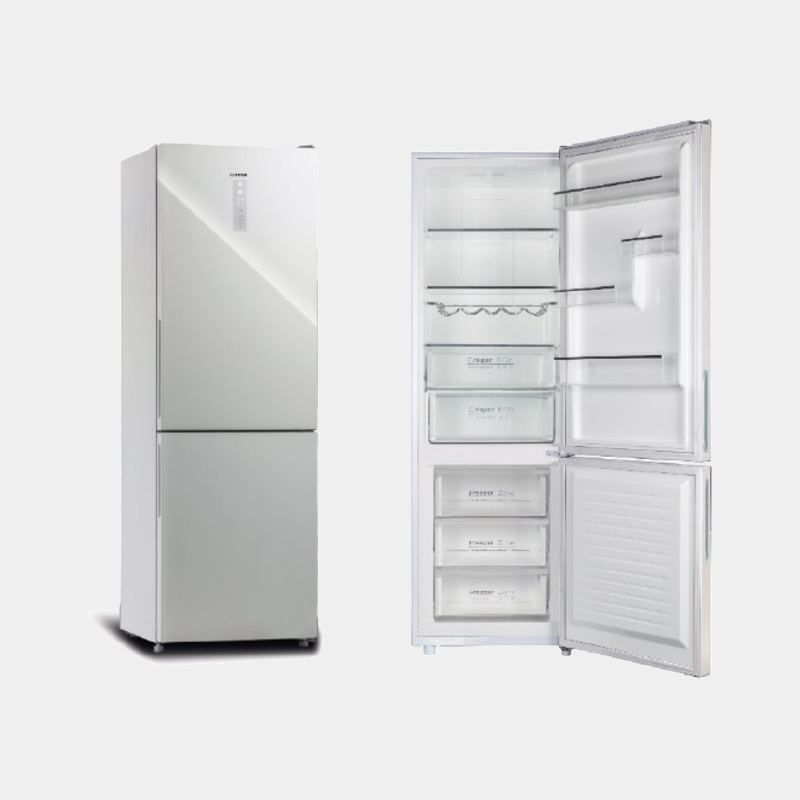 Infiniton Fgc858gw frigorifico combi Cr/blanco 185x60