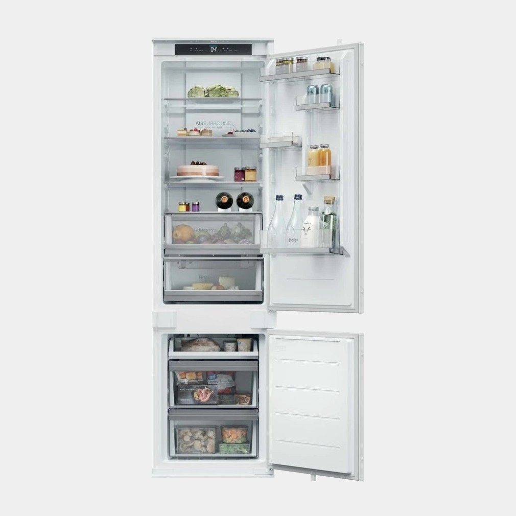 Haier Hbqw5519e frigo combi integrable 193x54 no frost E