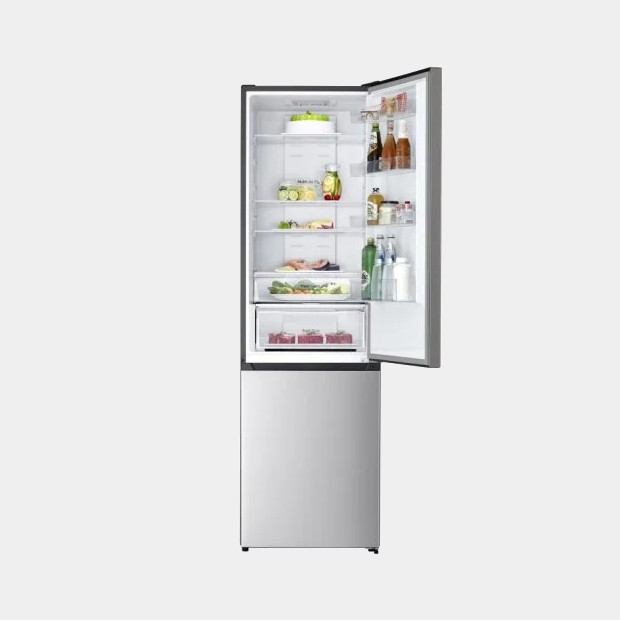 LG Gbm22hsadh frigorifico combi inox 204x60 no frost D