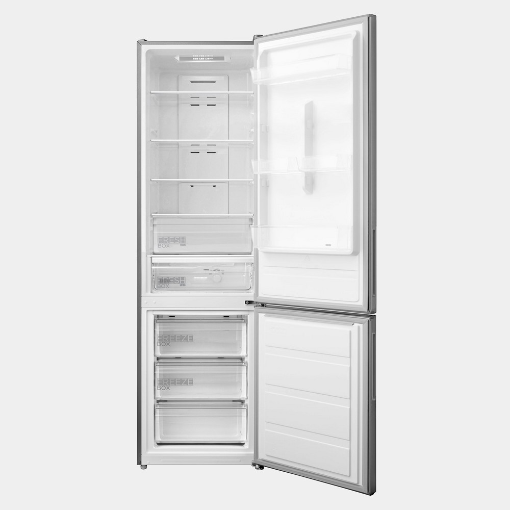 Midea MDRB489FGE02OE Frigorifico Combi inox 201x60 no frost E