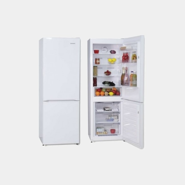 Rommer FCV405MF frigorifico combi blanco 186x60 no frost F