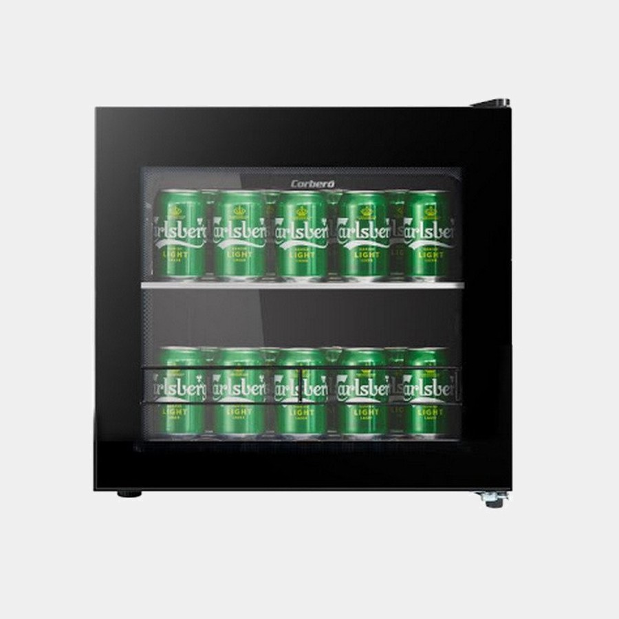 Corbero Cfmmb43blgl frigorifico negro de 1 puerta 49.2x48