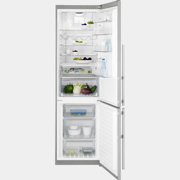 Frigorifico combi Electrolux EN3888OOX inox 200x60   Mfd
