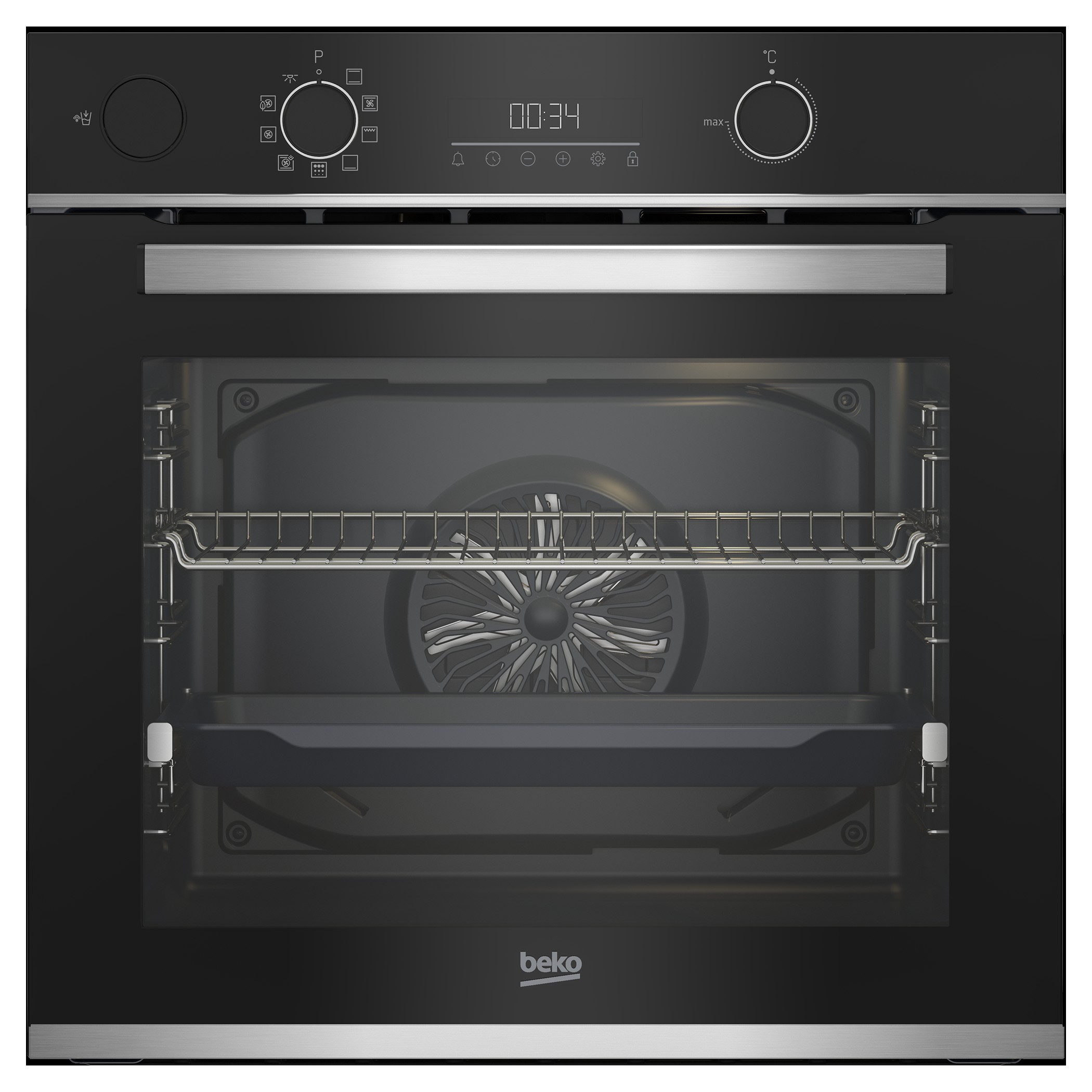 Beko Bbis13300xpe horno pirolitico de 72ls Cristal Negro