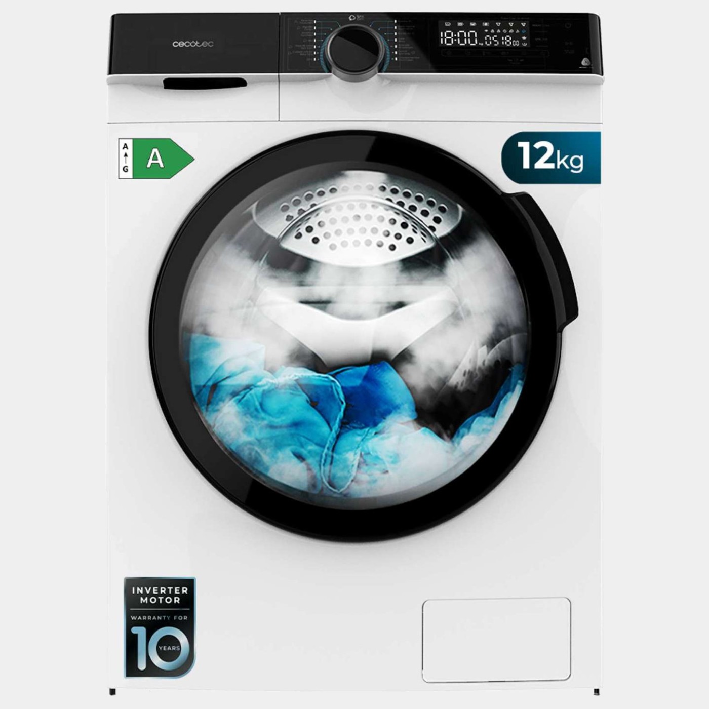 Cecotec 02517 Lavadora 12kg 1400rpm A