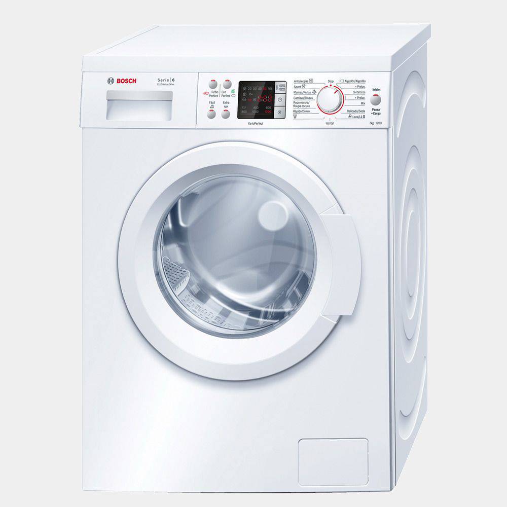 Lavadora de 8kg Bosch WAQ24378EE 1200r  con display