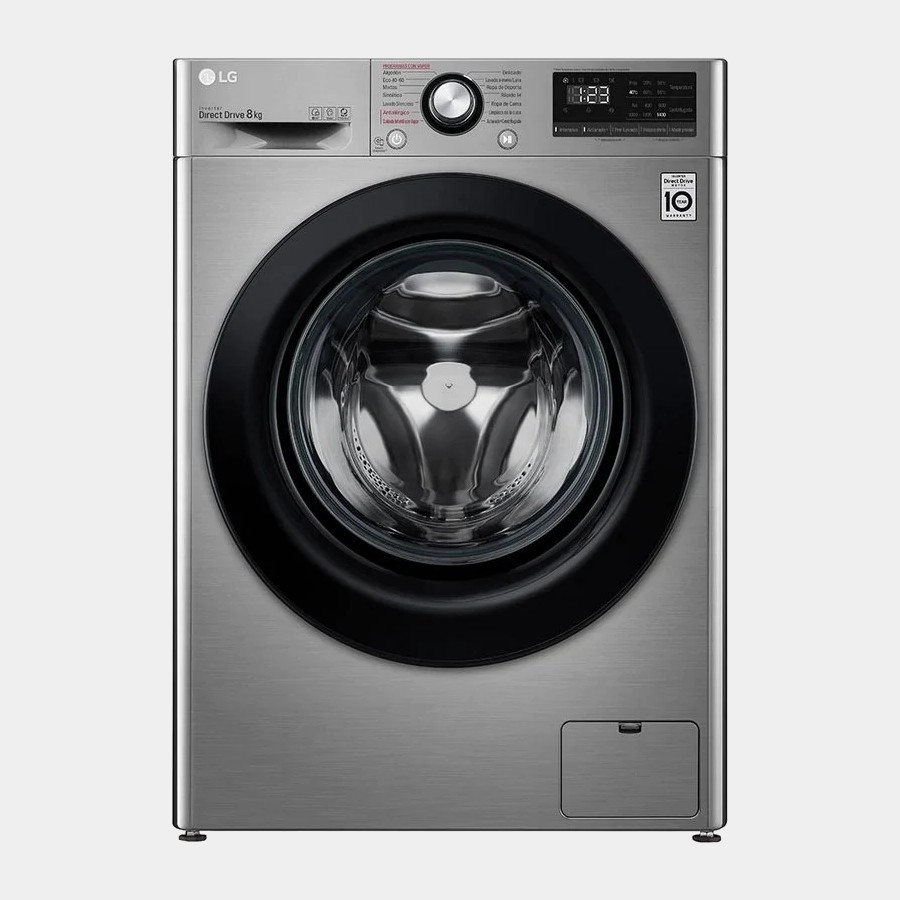 LG F2wv5s85s2s lavadora inox de 8,5kg 1200rpm Vapor C