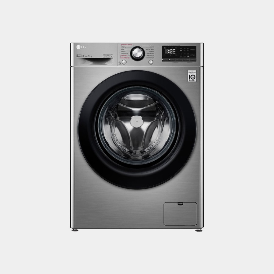 LG F4wv3008s6s lavadora inox de 8kg 1400rpm A+++