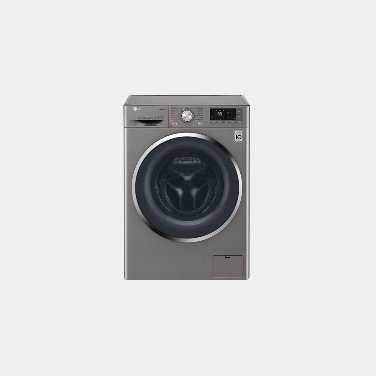 LG F4j7vy2t lavadora inox de 9kg rpm con Wifi