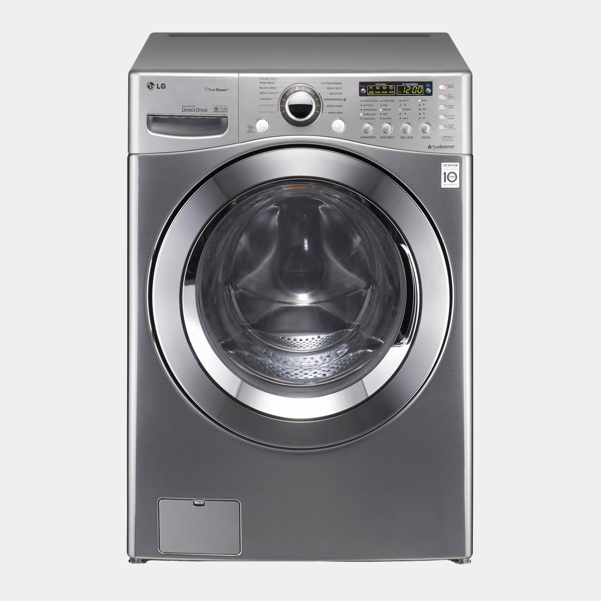 LG F1255fds7 inox lavadora de 15kg 1200rpm
