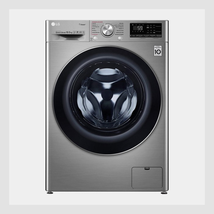 LG F4wv710p2t lavadora inox de 10kg y 1400rpm  Smart