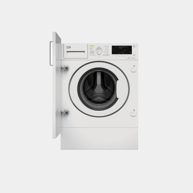 Beko Hitv8734b0btr lavasecadora integrable 8kg y 5kg 1400rpm D