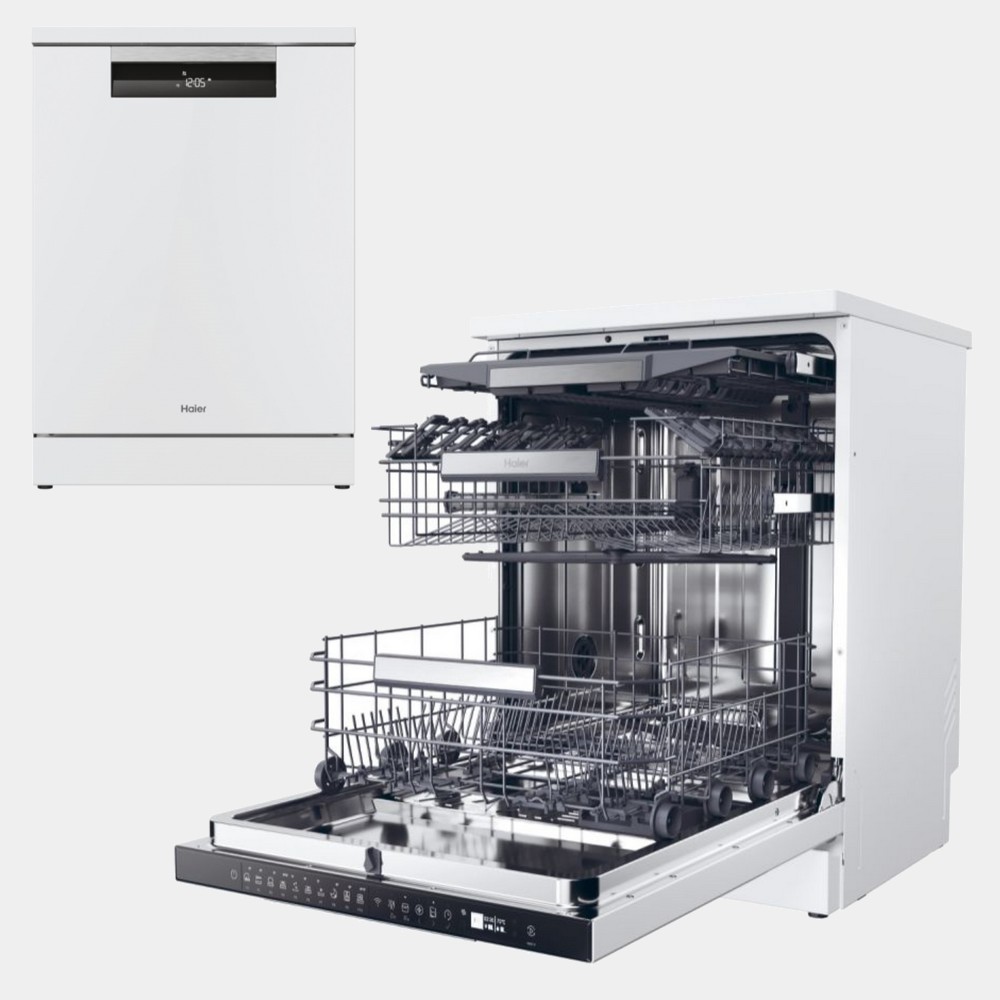 Haier Xf5c4m1w lavavajillas blanco con 3ª bandeja C
