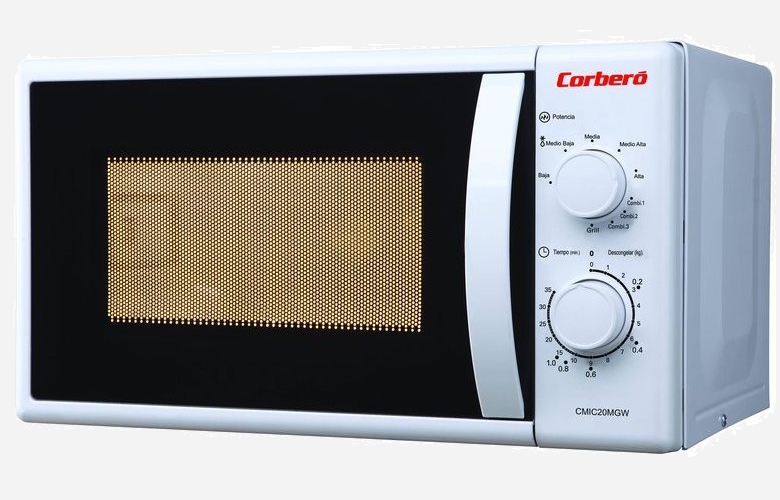 Corbero Cmic20mgw microondas blanco de 20 ls con grill 700w