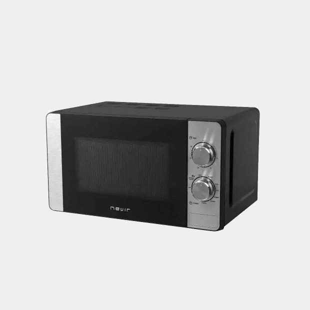 Nevir Nvr6233 microondas de 20l 700w Grill Inox Negro