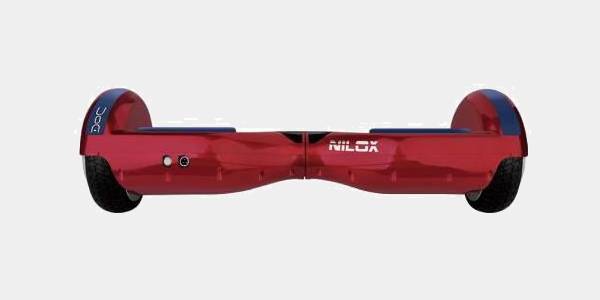 Nilox balance scooter rojo patinete electrico de 6.5 con bolsa