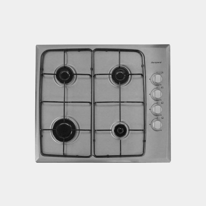 Benavent Be9140x placa de gas inox de 4 fuegos