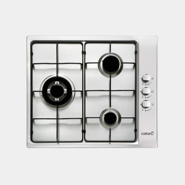 Cata GIB6021X placa de gas butano 3 fuegos