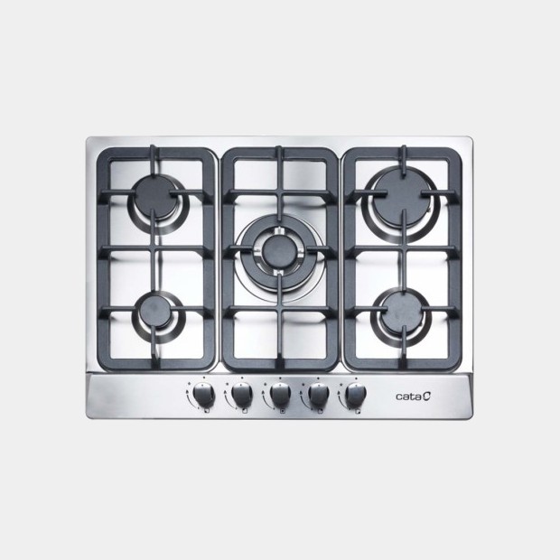 Cata Lgi7041xa placa de gas 5 fuegos inox