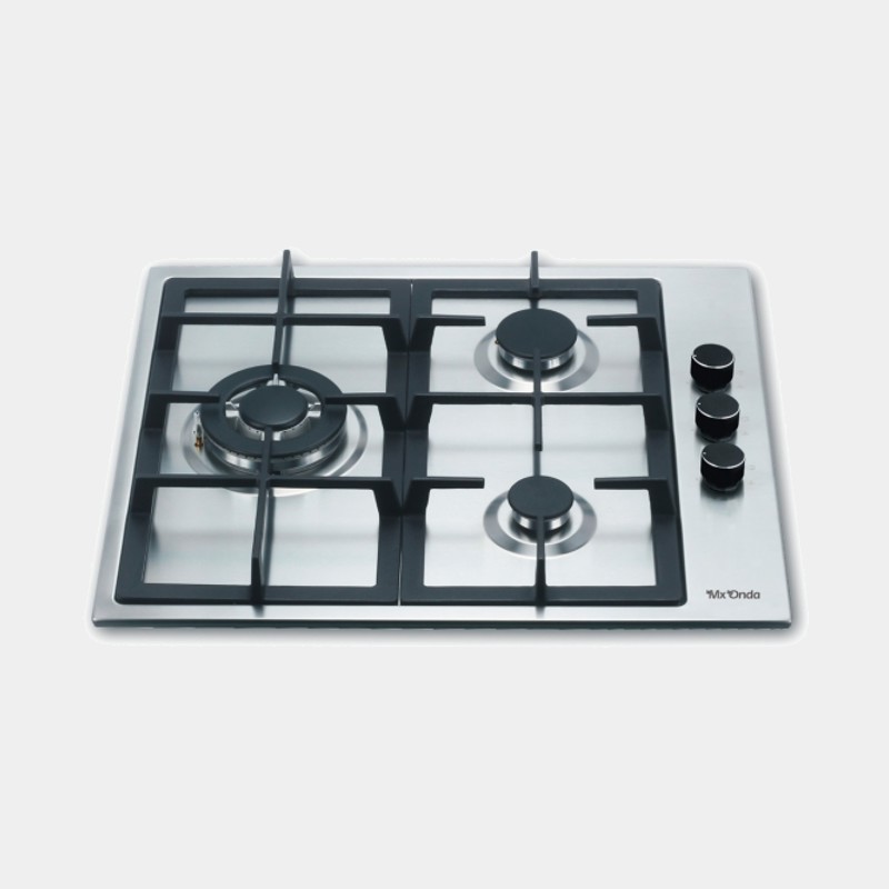 Mxonda Mxpg2200x placa de gas Inox 3 fuegos Forja