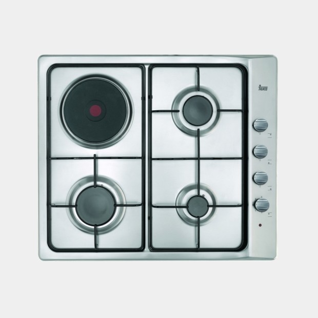 Teka E-60.3 3G 1P AL placa de gas natural y electrica 4 fuegos