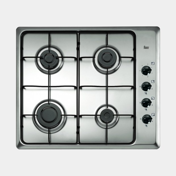 Teka E-60.3 4G AL placa de gas natural inox 4 fuegos