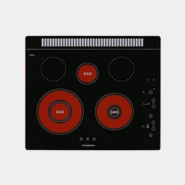 Vitrokitchen 401tgna placa de gas natural 5 fuegos 220v