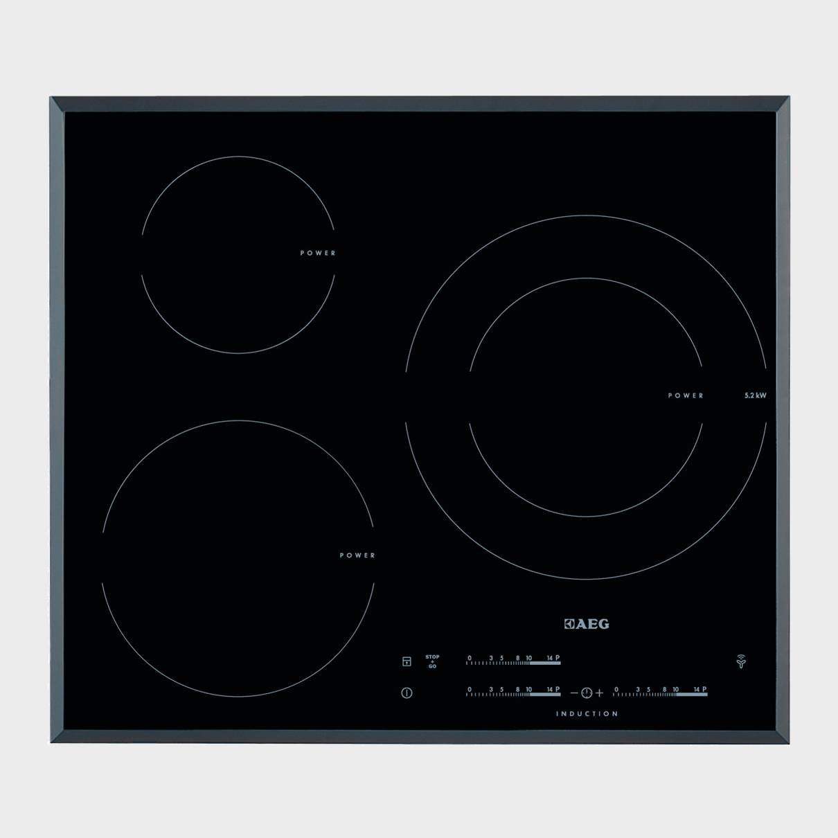 Placa Induccion Aeg HK6532H2FB 3 fuegos