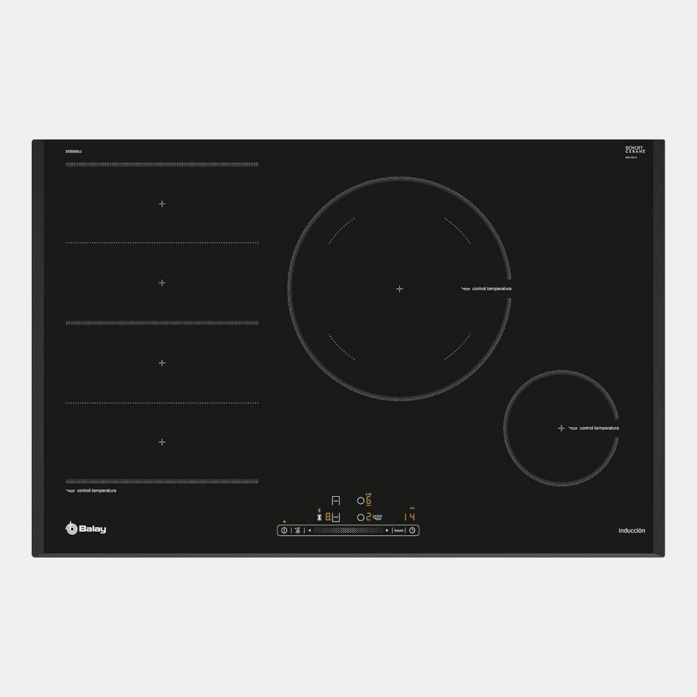 Balay 3eb989lu placa de inducción de 80cm y 3 fuegos