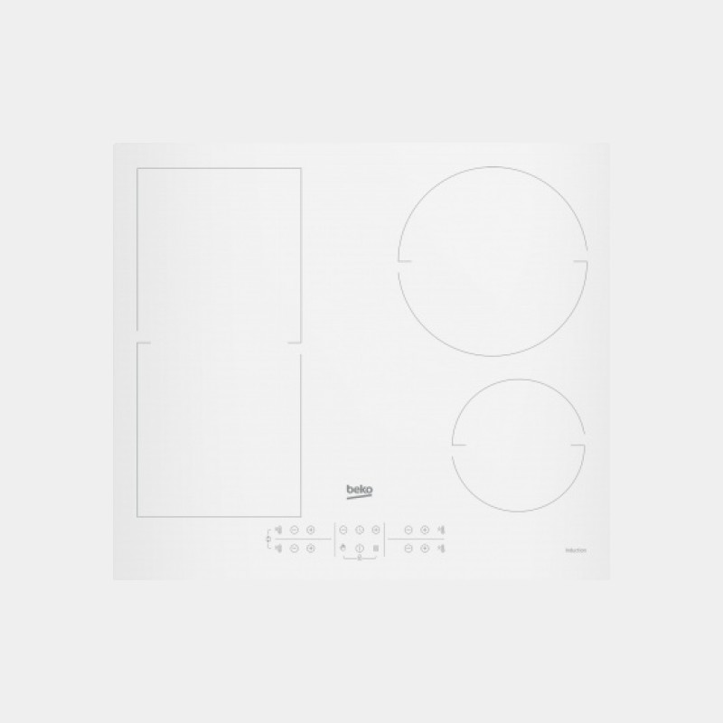 Beko Hii64200fmtw placa flexinducción Blanca 4 fuegos