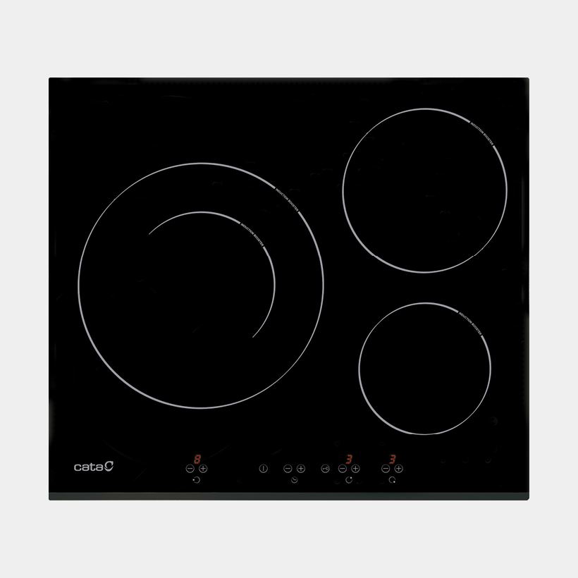 Cata Ib6030bk placa induccion de 3 fuegos 30cm 73100