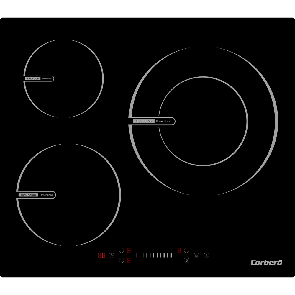 Corbero Ccibr7233 placa induccion 3 Zonas