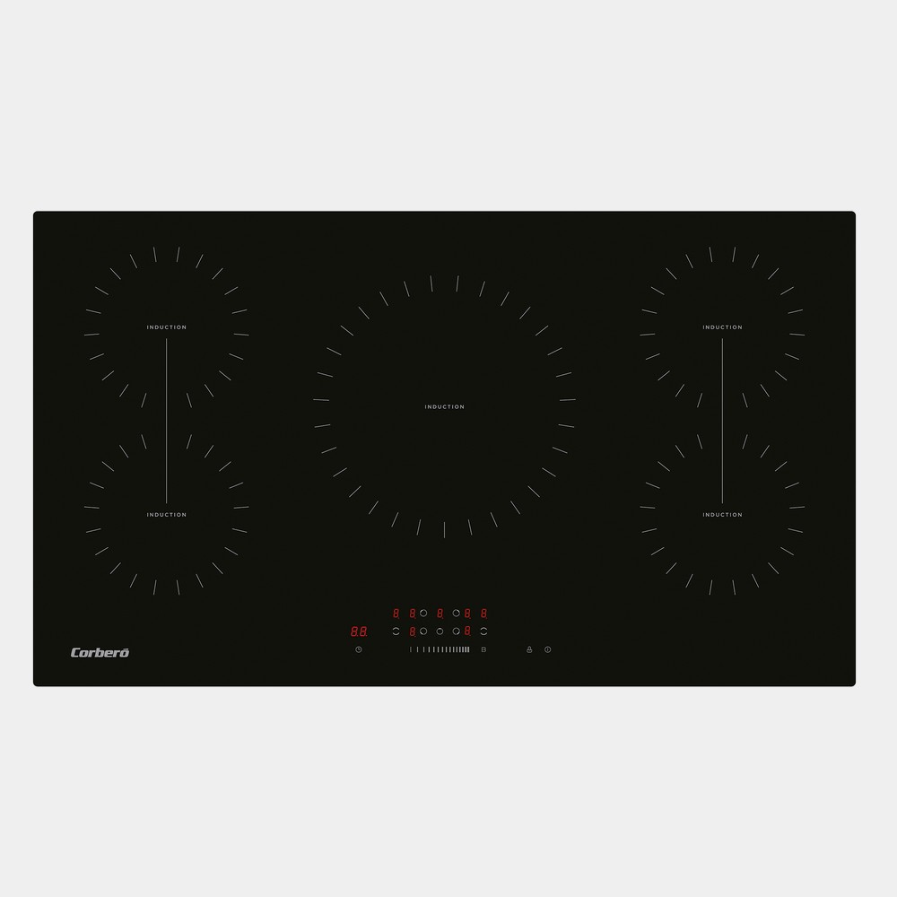 Corbero Ccim5f900fz placa de induccion de 5 fuegos