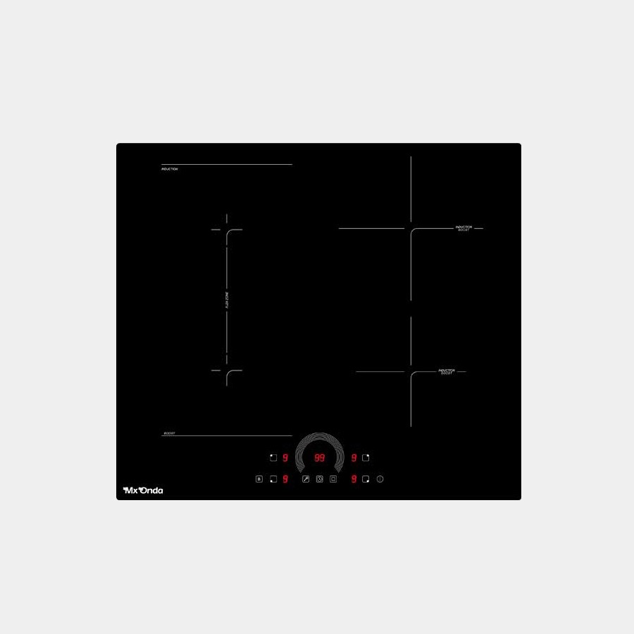 Mxonda Mxpi2633flex placa inducción 4 fuegos