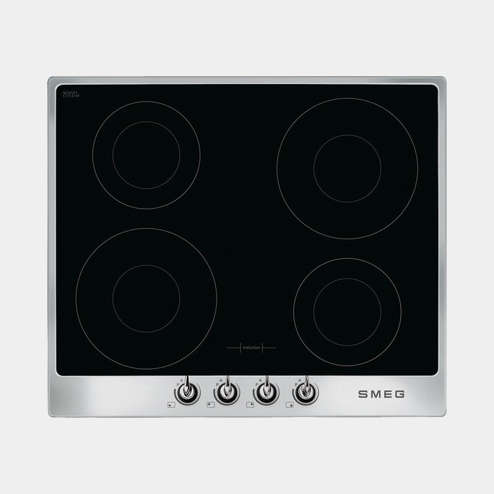 Smeg Si964xm placa de inducción 4 fuegos inox