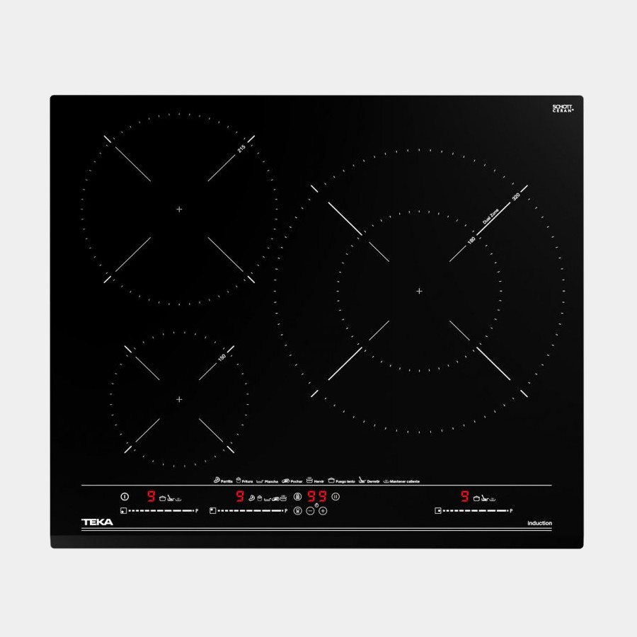 Teka Izc63632 Bk Mst+ placa de induccion 3 fuegos 34cm