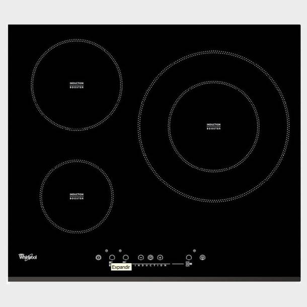 Placa Induccion Whirlpool ACM 334 BF 3 fuegos