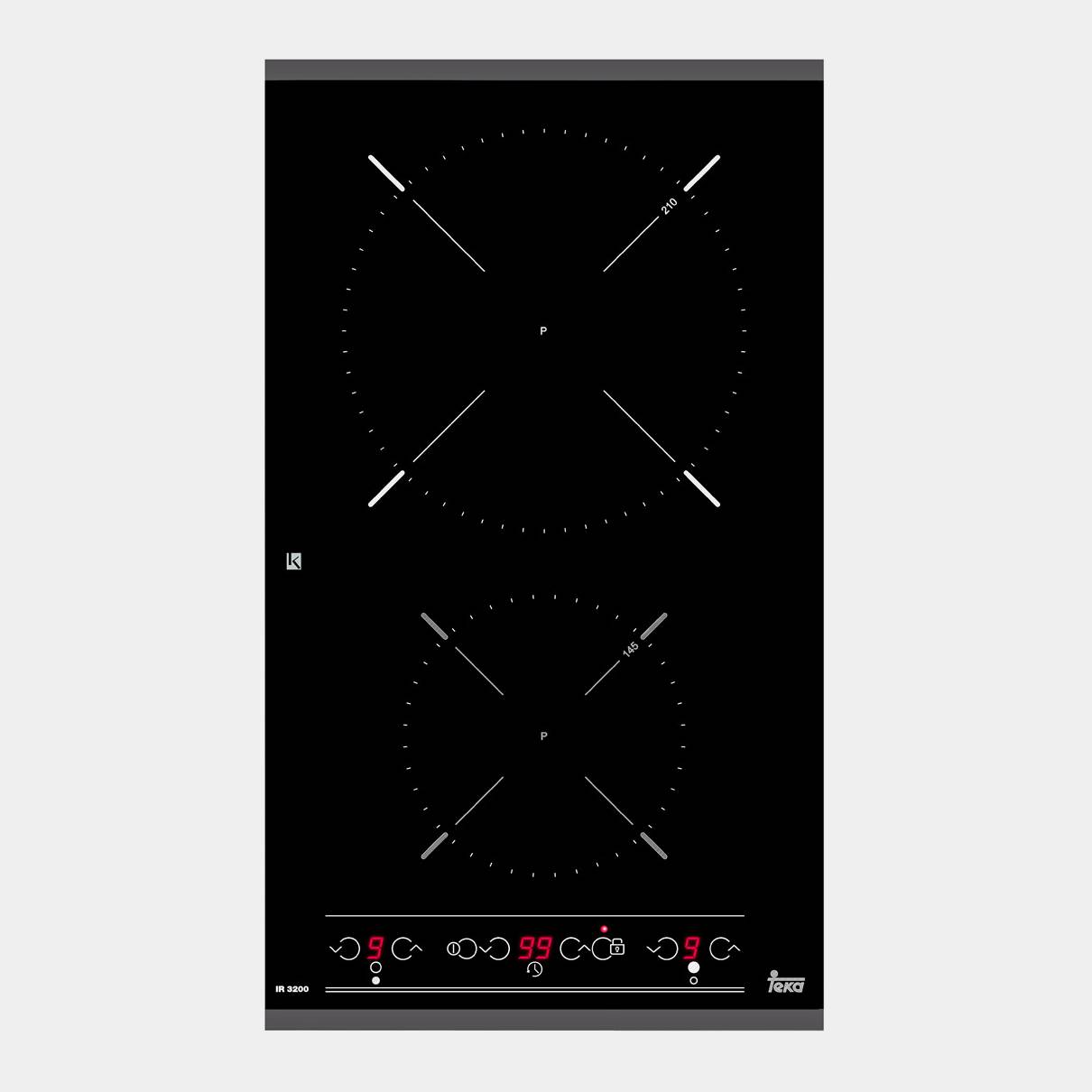 Teka Ir3200 2 fuegos 30cm placa modular induccion biselada