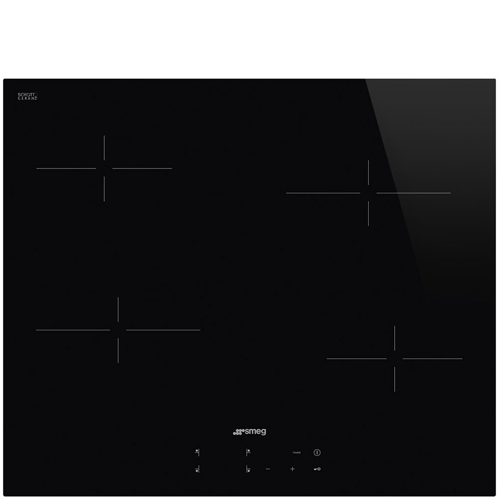 Smeg Se264td placa vitroceramica 4 uegos