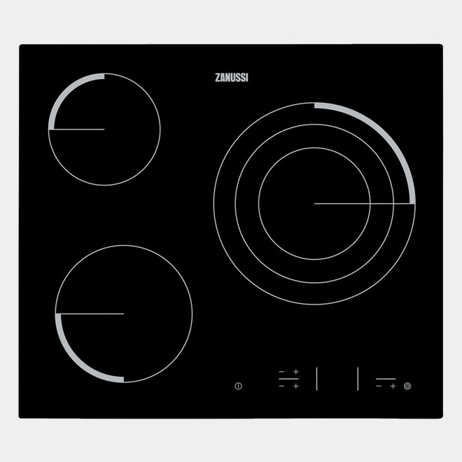 Zanussi Z6123iok vitroceramica de 3 fuegos 27 cm