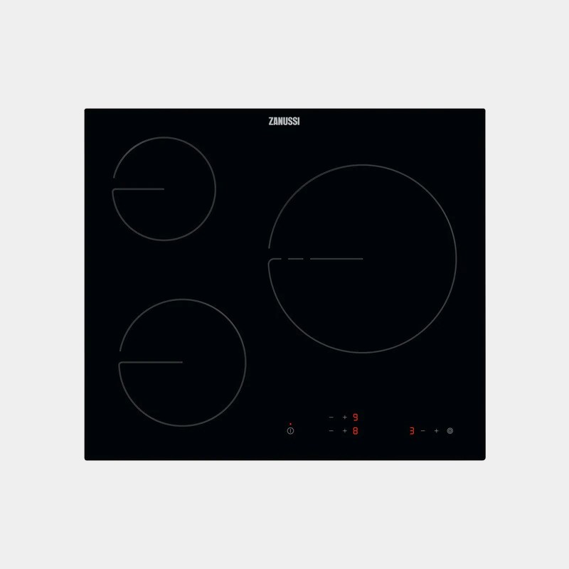 Zanussi ZHRX639K placa Vitroceramica 3 fuegos