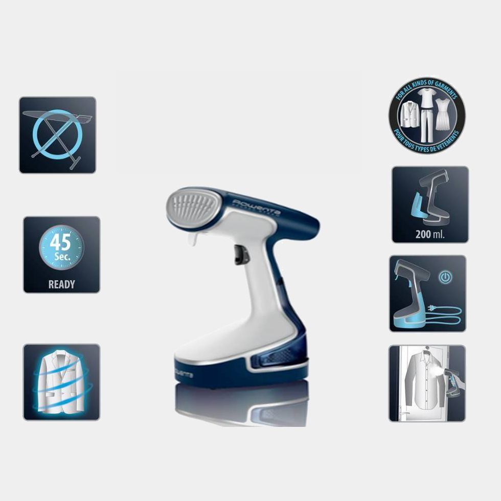 Rowenta Dr8095d1 plancha vertical de mano 20g 200ml