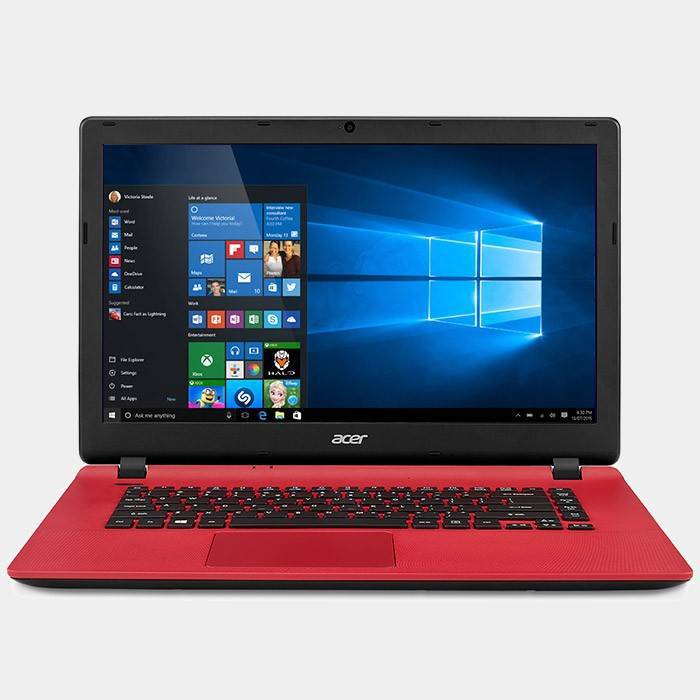 computador acer rojo