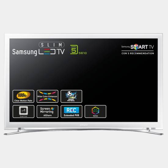 Televisor LED Samsung Ue22h5610 blanco Quad Smart Fhd Wifi