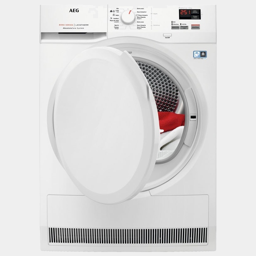 AEG T8dbk840 secadora con bomba de calor de 8kg pantalla